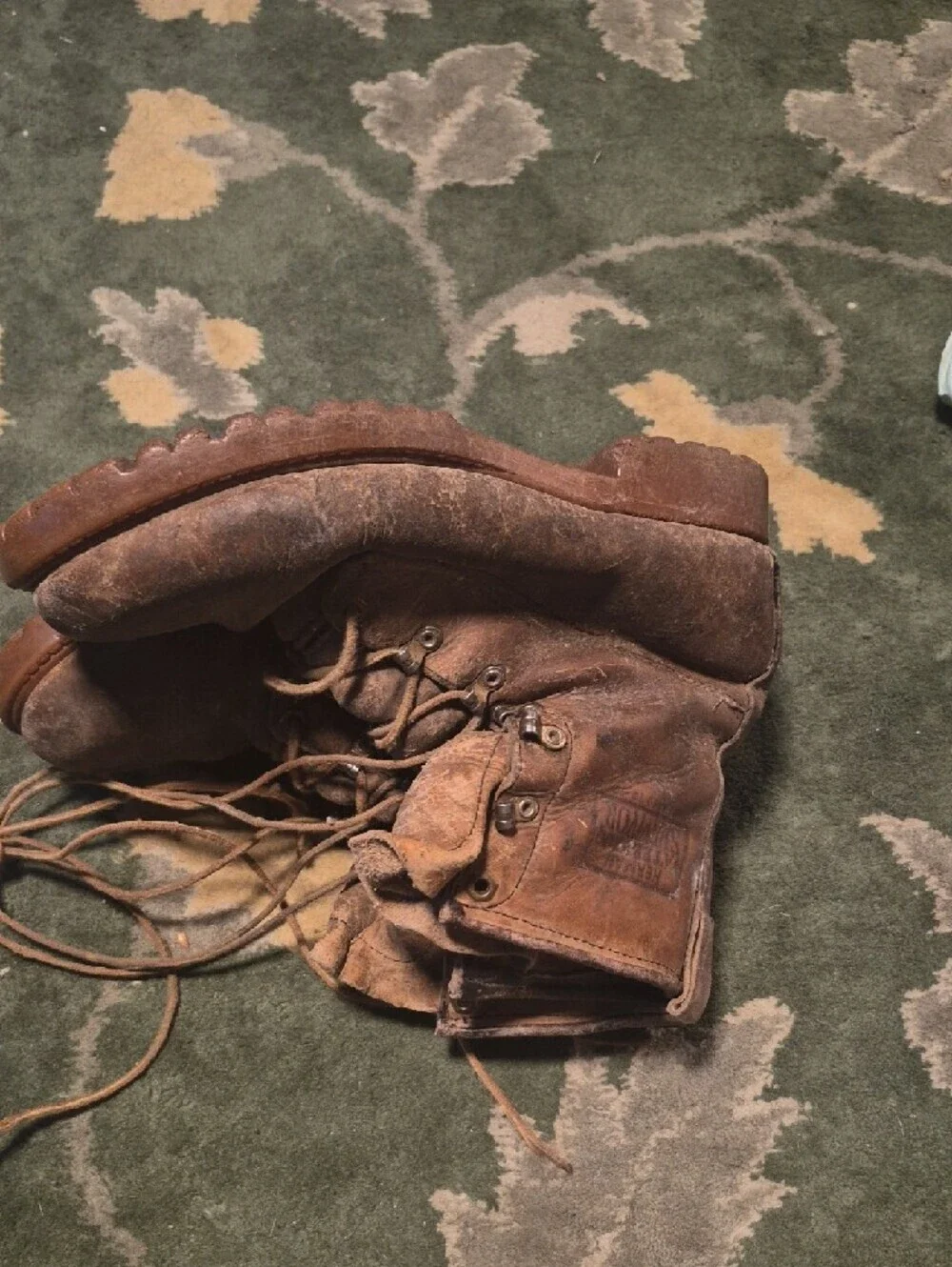 Men's Rustic Brown Leather Ankle Boots